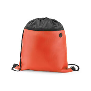 COLMAR. Sacola tipo mochila em 210D com bolso frontal com zíper e saída para fones