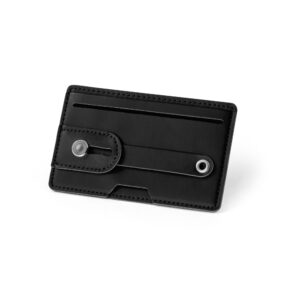 FRANCK. Porta cartões para celular com bloqueio de RFID, em PU