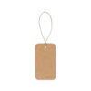LABEL RECTANGULAR. Etiqueta em papel 100% reciclado (700 g/m²) com formato retangular