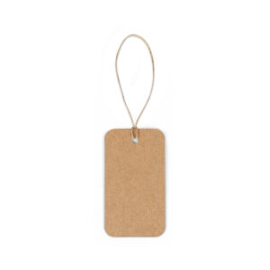 LABEL RECTANGULAR. Etiqueta em papel 100% reciclado (700 g/m²) com formato retangular