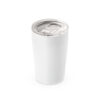 SLIDER. Copo de viagem térmico para sublimação em aço inox, de parede dupla isolada a vácuo (380 mL)