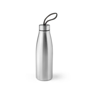 MORGAN. Squeeze em aço inox 90% reciclado de parede simples (710 mL)