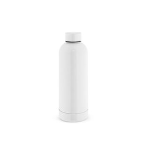 ODIN METTALIC. Garrafa térmica em aço inox 90% reciclado de parede dupla isolada a vácuo (550 mL)