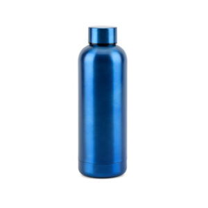 ODIN METTALIC. Garrafa térmica em aço inox 90% reciclado de parede dupla isolada a vácuo (550 mL)