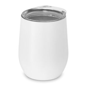 HYGGE. Copo de viagem em aço inox, térmico com parede dupla isolada a vácuo (400 mL)