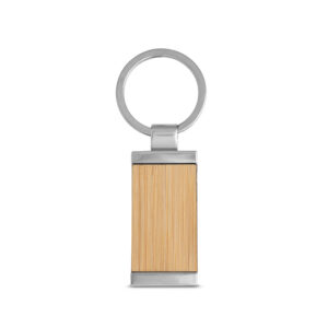 HOMER SQUARE. Chaveiro retangular em bambu