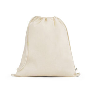 BELIZE. Sacola tipo mochila 100% algodão orgânico (140 g/m²)