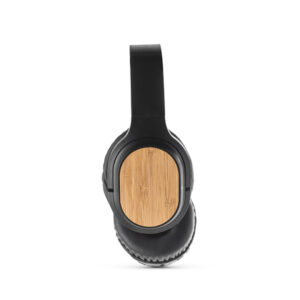GOULD. Fone de ouvido wireless com autonomia de 5h (400 mAh), em bambu e ABS