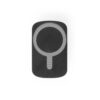 KOCH. Carregador magnético por indução super-rápido (wireless) com a funcionalidade de suporte para carro, em ABS 60% reciclado e silicone
