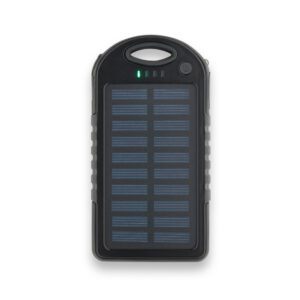 DAY. Bateria portátil solar com painel solar e LED em ABS (2'000 mAh)