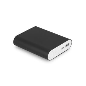 EMLYN. Bateria portátil em alumínio e bateria de lítio (8'000 mAh)