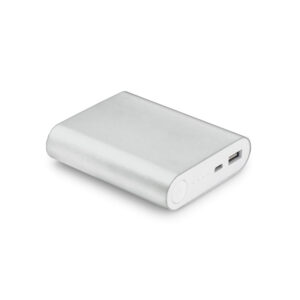 EMLYN. Bateria portátil em alumínio e bateria de lítio (8'000 mAh)