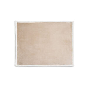 HEIDEN. Manta reversível em tecido polar (190 g/m²) acetinado com forro sherpa (225 g/m²),