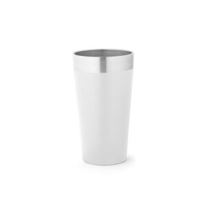 HALPERT. Copo de viagem em aço inox térmico, com parede dupla isolada a vácuo (540 mL)