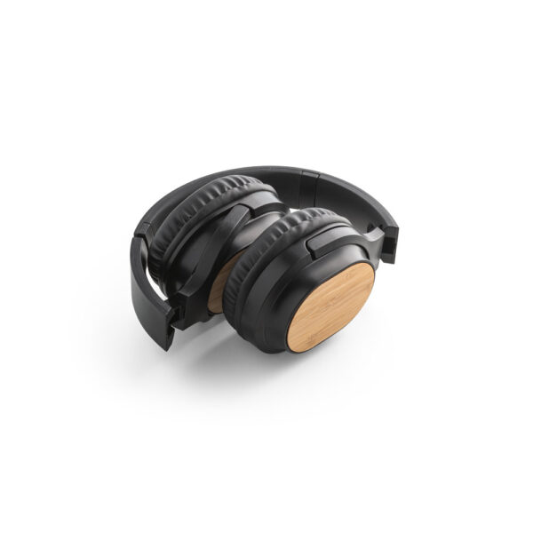 GOULD. Fone de ouvido wireless com autonomia de 5h (400 mAh), em bambu e ABS
