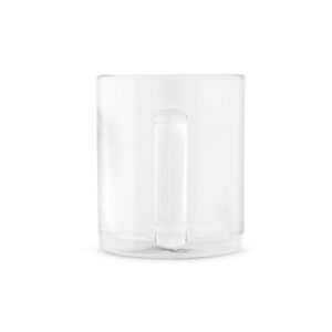 CARMO. Caneca em vidro para sublimação (350 mL)