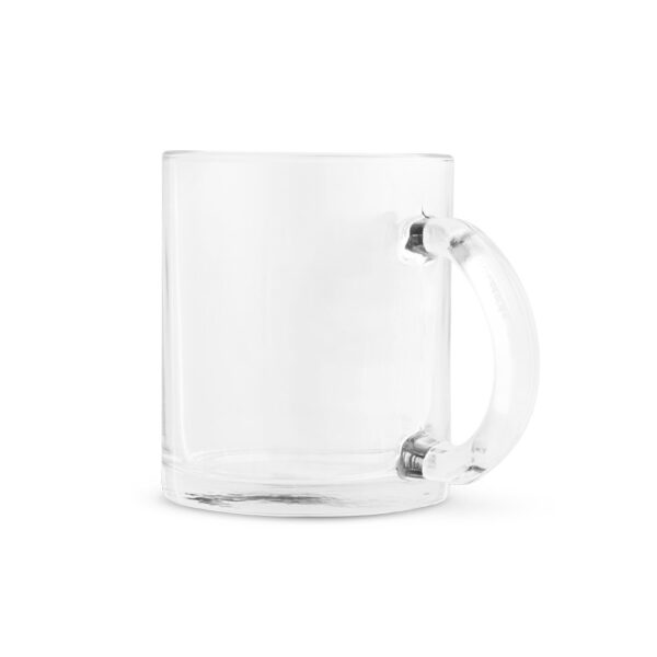 CARMO. Caneca em vidro para sublimação (350 mL)