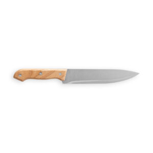 TERIYAKI. Kit churrasco em estojo de PU e 210D com tábua em bambu e 7 utensílios em aço inox e madeira de Seringueira