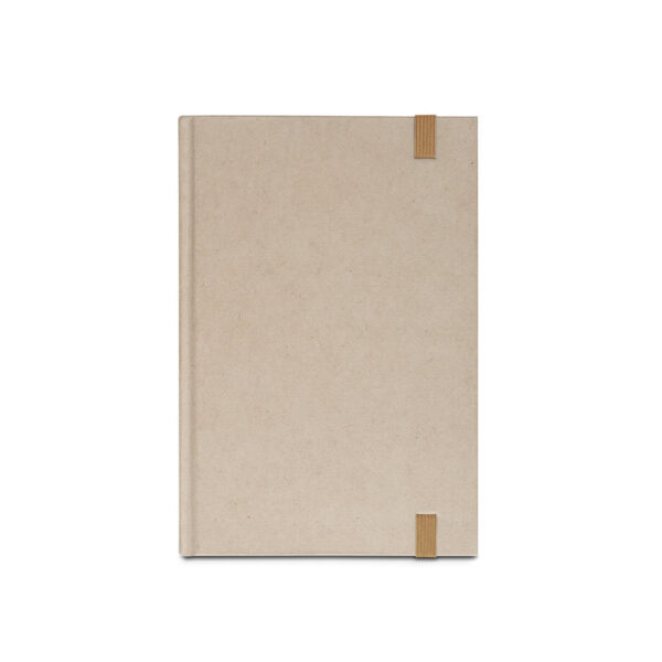 DICKINSON. Caderno A5 de capa dura em papel à base de cana-de-açúcar (80% polpa da cana-de-açúcar) com páginas pautadas