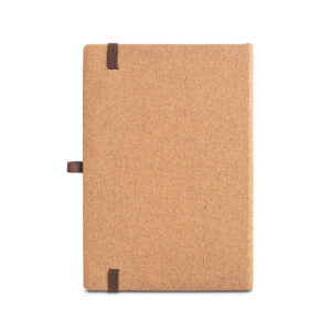 ORWELL. Caderno A5 de capa dura em folha de bambu e cortiça, com páginas pautadas