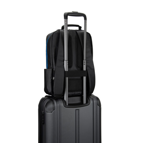 OSASCO. Mochila para notebook (15’6”) em 600D com revestimento à água (10 L)