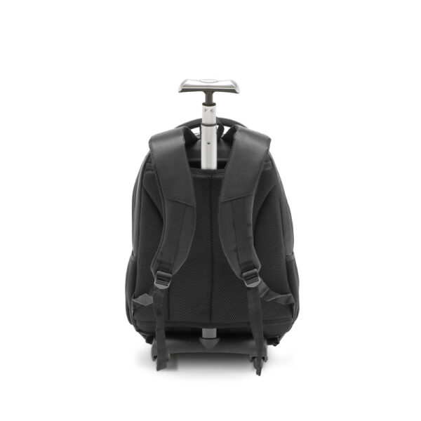 MIAMI. Mochila trolley para notebook (17”) em Nylon 999 impermeável com 2 rodas e sistema de proteção integrado (30 L)