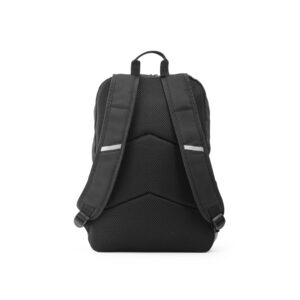 DELFOS BACKPACK. Mochila para notebook (15'6") em poliéster reciclado 300D e poliéster reciclado 600D, com elementos refletores (18 L)