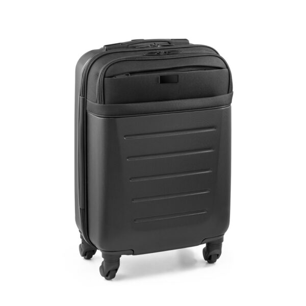 COIMBRA. Mala de viagem executivo em ABS e 600D com 4 rodas duplas e interior forrado (33 L)