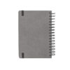 SIMMEL A5. Agenda A5, com argolas, em pele (58% reciclada)