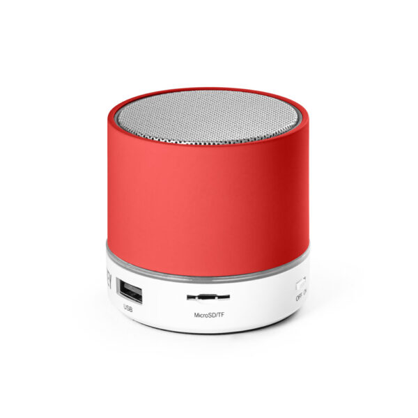 PERRY. Caixa de som com microfone em ABS