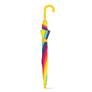 OLIVIA. Guarda-chuva colorido para criança de 19" em poliéster 190T
