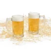 JOGO DE CANECAS DE VIDRO P/ CERVEJA 340 ML – 2 PÇS – NÃO ACOMPANHA A GARRAFA