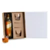 JOGO DE COPOS DE VIDRO P/ WHISKY 330 ML COM PORTA COPO – 4 PÇS – NÃO ACOMPANHA A GARRAFA