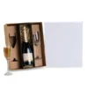 JOGO DE TAÇAS DE VIDRO P/ CHAMPAGNE 190 ML – 2 PÇS – NÃO ACOMPANHA A GARRAFA
