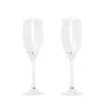 JOGO DE TAÇAS DE VIDRO P/ CHAMPAGNE 190 ML – 2 PÇS – NÃO ACOMPANHA A GARRAFA