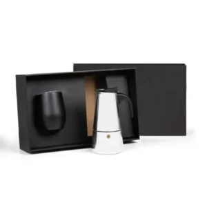 KIT CAFETEIRA ITALIANA E COPO TÉRMICO - 2 PÇS