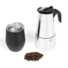 KIT CAFETEIRA ITALIANA E COPO TÉRMICO – 2 PÇS