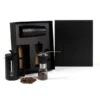 KIT CAFETEIRA, MOEDOR E COPO DUPLA CAMADA – 3 PÇS
