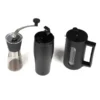 KIT CAFETEIRA, MOEDOR E COPO DUPLA CAMADA – 3 PÇS