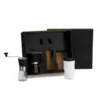 KIT CAFETEIRA, MOEDOR E COPO TÉRMICO – 3 PÇS