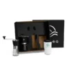KIT CAFETEIRA, MOEDOR E COPO TÉRMICO – 3 PÇS