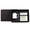 KIT CANECA EM AÇO INOX E PORTA-RETRATO EM ALUMÍNIO – 2 PÇS
