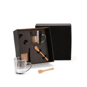 KIT CANECAS COM COLHERES - 4 PÇS