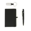 KIT CHAVEIRO, CADERNO E CANETA – 3 PÇS