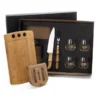 KIT CHURRASCO, WHISKY E TRUCO – 8 PÇS – C/ JOGO DE BARALHO