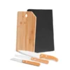 CONJ. PARA COZINHA EM BAMBU / MADEIRA / INOX OREGON – 4 PÇS