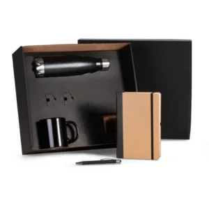 KIT ESCRITÓRIO - PRETO - 4 PÇS