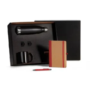 KIT ESCRITÓRIO - VERMELHO - 4 PÇS