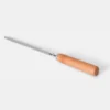 CONJ. GARFO, FACA E CHAIRA EM BAMBU / MADEIRA / INOX COM ESTOJO – 4 PÇS