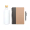 KIT GARRAFA, CADERNO E CANETA – 3 PÇS